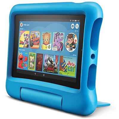  Amazon KidsFire 8" Tablet & Protector, Blue 