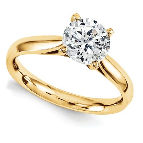 New Generations Moissanite Solitaire Ring 