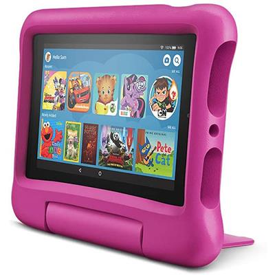  Amazon KidsFire 7" Tablet & Protector, Pink 