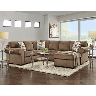 Silverton Coffee 3-Piece Sectional 