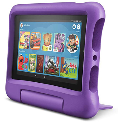 Amazon KidsFire 7" Tablet & Protector - Purple