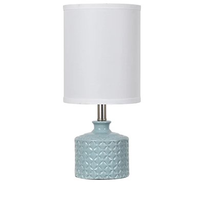 Crestview 17" Blue Ceramic Single Accent Lamp