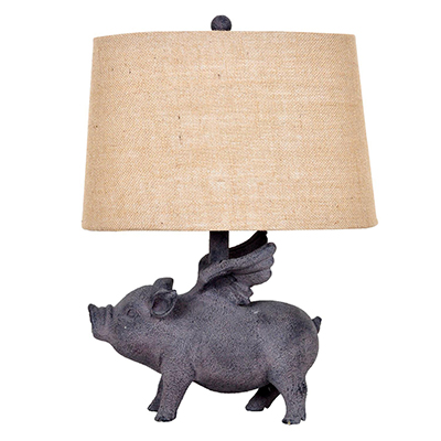 Crestview Hogs Fly Lamp
