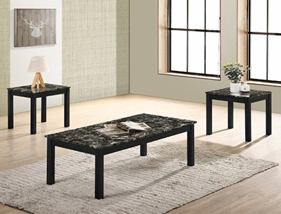 Thurner Faux Marble 3-Pack Tables 0