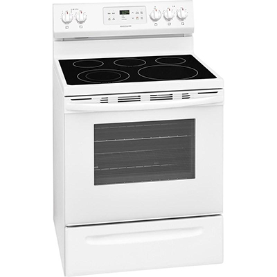 Frigidaire  Smooth Top Self Cleaning White Range