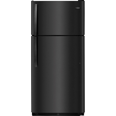 Frigidaire 18 CF Top Mount Refrigerator - Black
