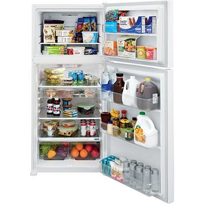 20 cf white top mount refrigerator 0