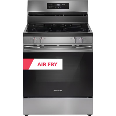 30" Electric Smooth steam clean Range Stainless 0