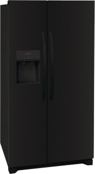 25.6 Cu Ft SD SxS Refrigerator - Black