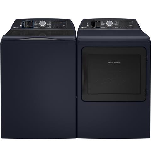 GE Ultimate Top Load Smart Laundry Pair, Blue