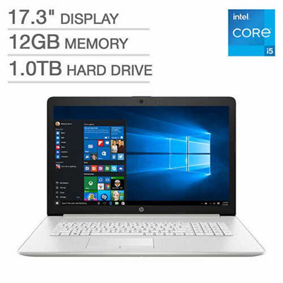 HP 17" Laptop Refurb 12g 1TB Silver (non-touch)