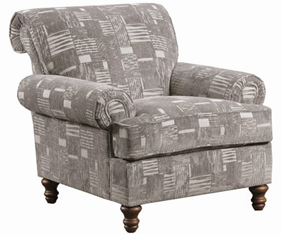Simmons Starlight Pewter Accent Chair