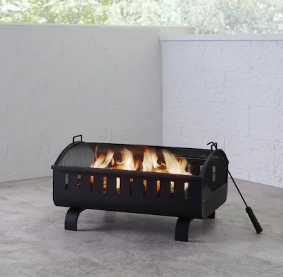 Style Selections 30" Rectangular Fire Pit