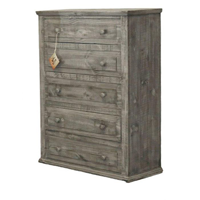 Charcoal Grey 5 Drawer Chest 0