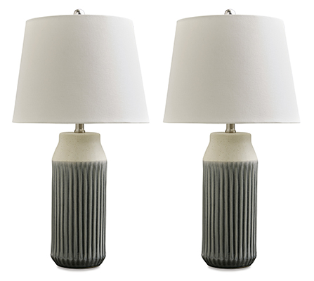 Afener Ceramic Table Lamps (2/CN) 0