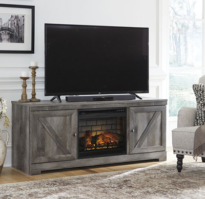 Wynnlow 63" TV Stand & Electric Fireplace 0