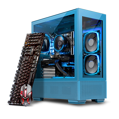 AZURE 20802 Blue Gaming Computer