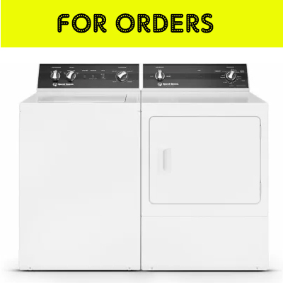 Commercial Grade Top Load Washer & Electric Dryer - White