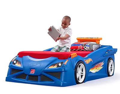 Hot Wheels Toddler to Twin Race Car Bed