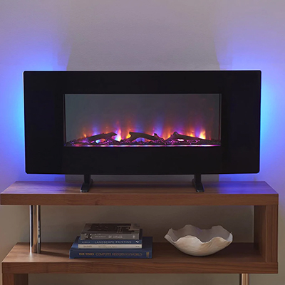 Technical Pro Fireplace Heater with Sound