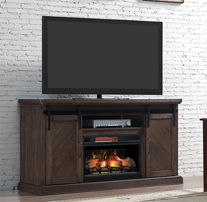 Southgate Coffee Fireplace TV Stand 0