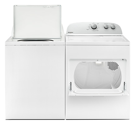 Better Washer & Dryer Pair, removable agitator - White 0