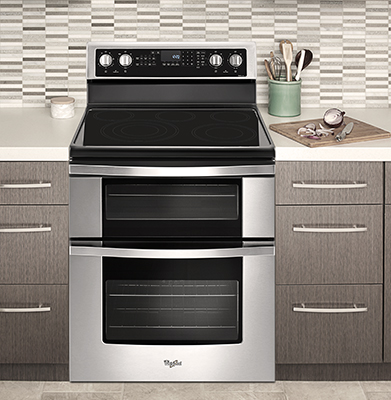 6.7 Cu. Ft. Electric Double Oven Range Stainless