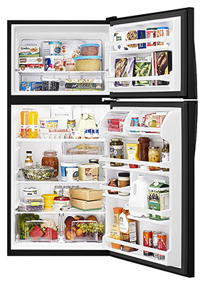 18.2 Cu. Ft. Top-Freezer Refrigerator - Black