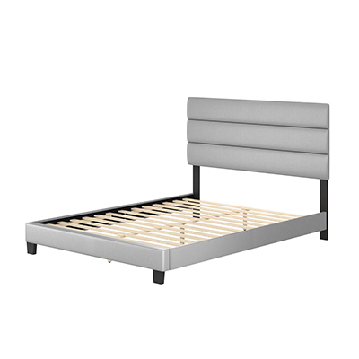 Piedmont Grey Full Platform Bed 0