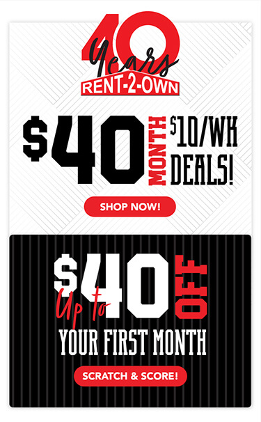 We’re Celebrating! 40 years - Rent-2-Own