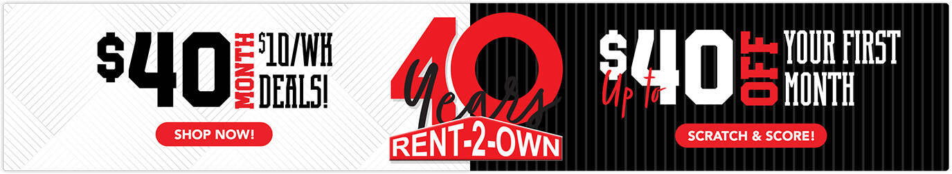 We’re Celebrating! 40 years - Rent-2-Own