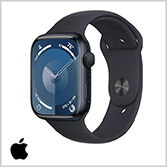 Apple Watch S9 44mm <br>Midnight GPS-Renewed