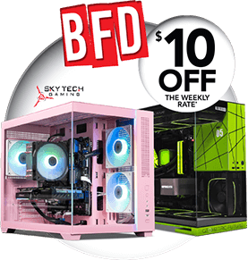 Valid on ANY <br>Gaming Rig! - $10 off